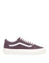 Vans Man Sneakers Mauve Size 13 Soft Leather In Purple