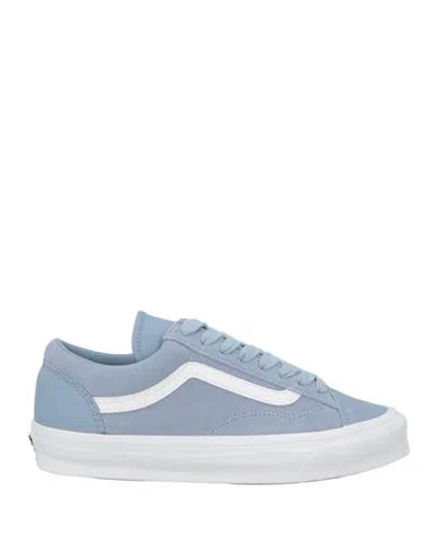 Vans Vault Man Sneakers Sky Blue Size 8 Leather