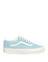 Vans Vault Man Sneakers Sky Blue Size 8.5 Leather In Blue
