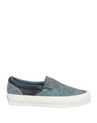 Vans Vault Man Sneakers Slate Blue Size 9 Leather