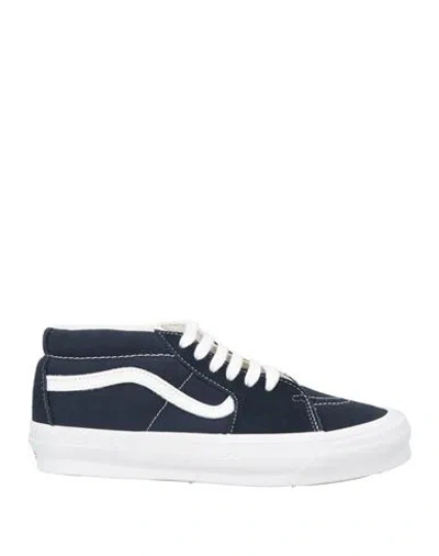 Vans Vault Nigel Cabourn X  Vault Man Sneakers Navy Size 9 Leather, Textile Fibers