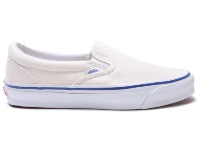 Pre-owned Vans Vault Og Classic Slipon Lx Sneakers In Canvas/classic White/blue