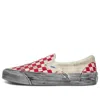 Vans Vault Og Classic Slipon Lx 'stressed Red Checkerboard'