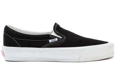 Pre-owned Vans Vault Og Classic Slipon Lx White Sneakers In Canvas/black/true White