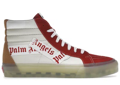 Pre-owned Vans Vault Sk8hi Reissue Lx Palm Angels Paxvault Sneakers In Chili Pepper/chipmunk