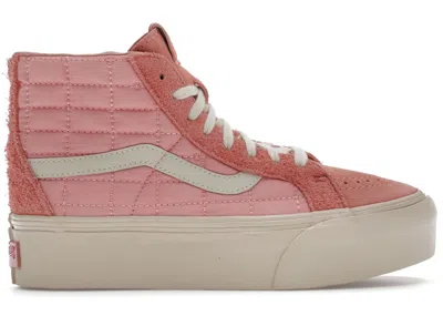 Pre-owned Vans Vault Sk8hi Reissue Platform Lx Joe Freshgoods Chocolate Valley Resort Sneakers In Coral Pink