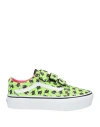 Vans Woman Sneakers Acid Green Size 8.5 Textile Fibers In Green