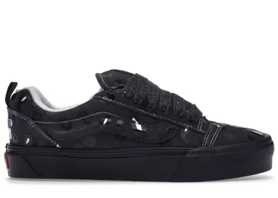 Pre-owned Vans Vault Ua Knuskool Vr3 Lx Imran Potato Leopard Sneakers In Asphalt/black/true White