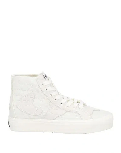 Vans Vault Vr3 Cush Woman Sneakers Ivory Size 8 Textile Fibers, Leather In White