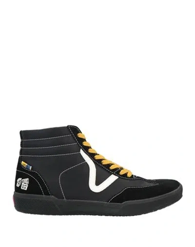 Vans Vault Woman Sneakers Black Size 7.5 Leather, Synthetic Fibers