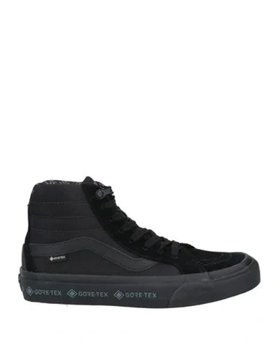 Vans Vault Woman Sneakers Black Size 7.5 Leather, Textile Fibers