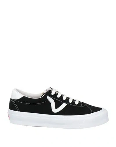 Vans Vault Woman Sneakers Black Size 8 Soft Leather
