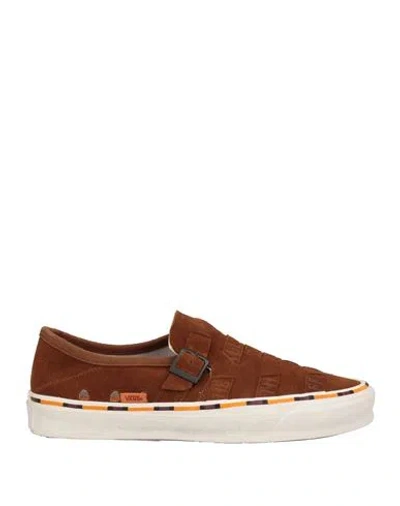 Vans Vault Woman Sneakers Brown Size 8 Soft Leather