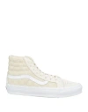 Vans Vault Woman Sneakers Cream Size 6.5 Leather, Textile Fibers In White