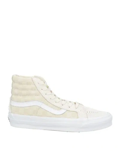 Vans Vault Woman Sneakers Cream Size 6.5 Leather, Textile Fibers In White