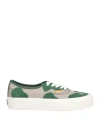 Vans Vault Woman Sneakers Green Size 9 Leather, Textile Fibers