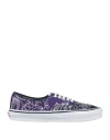 Vans Vault Woman Sneakers Purple Size 5.5 Textile Fibers, Leather In Purple