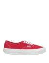 Vans Vault Woman Sneakers Red Size 8 Textile Fibers In Red