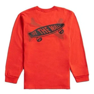 Vans Vault X Wtaps Long Sleeve T-shirt 'orange' In Red