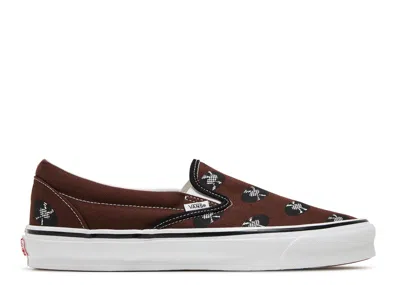 Vans Wacko Maria X  Og Classic Slip-on 'brown Records'