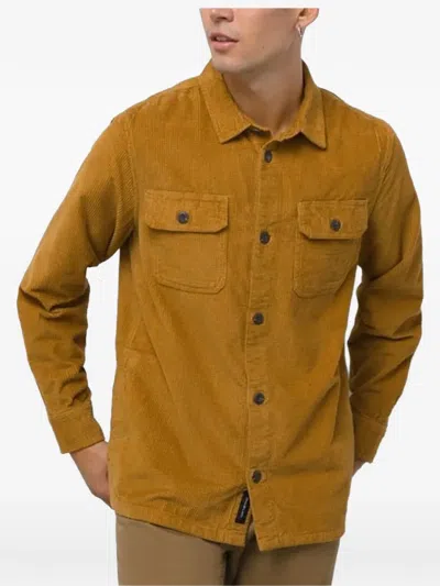 Vans Waffle Corduroy Shirt In Brown