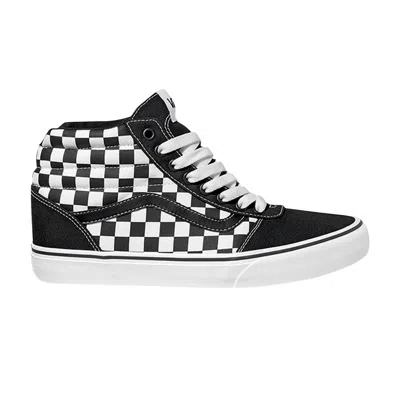 Pre-owned Vans Ward High 'checkerboard' In Black