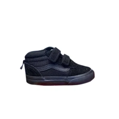 Pre-owned Vans Ward Mid V Toddler 'triple Black' | Infant Size 5