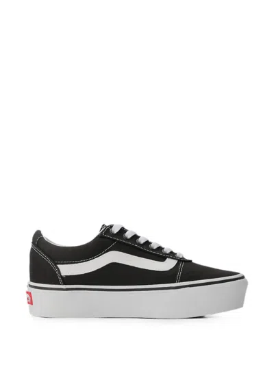 Vans Ward Platform Sneakers In Black