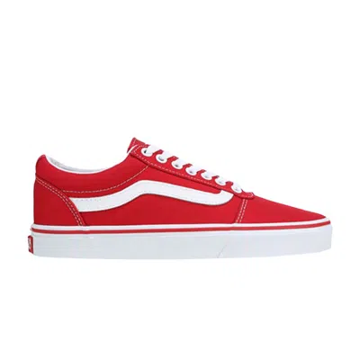 Pre-owned Vans Ward 'racing Red' | Men's Size 10