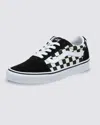 Vans Old Skool Platform Sneakers In Checkerboard-black In Black