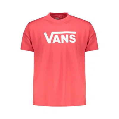 Vans White Cotton Men Sweatshirt In Pink