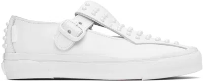 Vans White Lx Mary Jane 93 Sneakers In Pearlized White