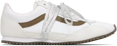 Vans White Lx Slp Trainer Sneakers In Multi