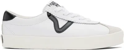 Vans White Premium Sport Low 73 Sneakers In Black