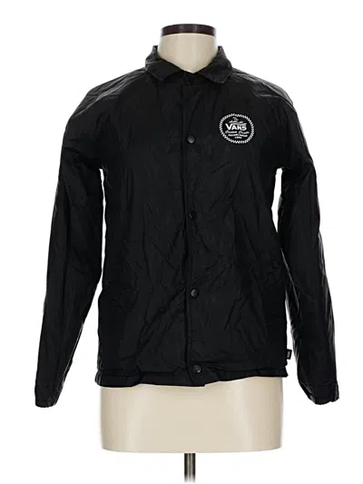 Pre-owned Vans Windbreaker Jacket In Black