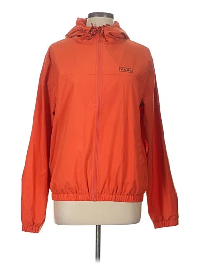 Pre-owned Vans Windbreaker Jacket In Orange