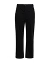 Vans Wm Authentic Wmn Chino Woman Pants Black Size 26 Cotton, Polyester, Elastane In Black
