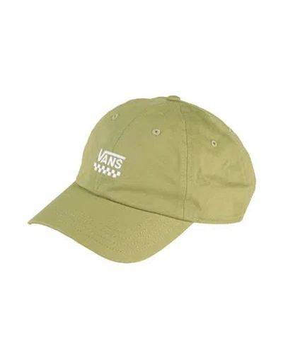 Vans Wm Court Side Hat Woman Hat Sage Green Size Onesize Cotton
