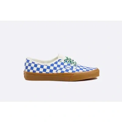 Vans Wmns Authentic Checkerboard Blue In White
