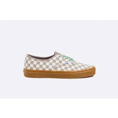 Vans Wmns Authentic Checkerboard Moon Rock In White