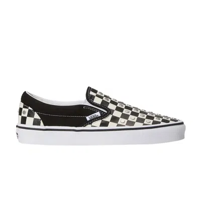 Pre-owned Vans Wmns Classic Slip-on 'checkerboard Studs Black' | Women's Size 4.5