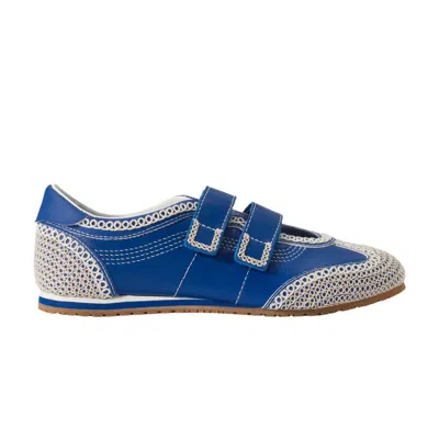 Pre-owned Vans Wmns Premium Mary Jane Super Lowpro 'blue Marshmallow White' | Women's Size 5.5