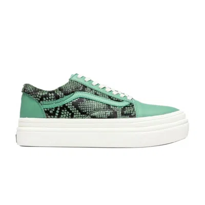 Pre-owned Vans Wmns Super Comfycush Old Skool Lx 'creme De Menthe' In Green