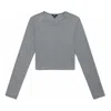Vans (wmns)  Armanto Long Sleeve Knit Shirt 'grey' In Gray