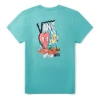 Vans (wmns)  Back Large Cartoon Printing Short Sleeve Green