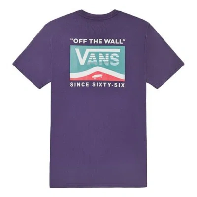 Vans (wmns)  Back Large Logo Printing Short Sleeve Purple