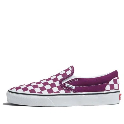 Vans (wmns)  Classic Slip-on Checkerboard 'purple'