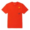 Vans (wmns)  Funny Pattern Small Turtle Embroidered Sports Short Sleeve Orange