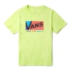 Vans (wmns)  Logo Printing Round-neck Yellow In Green
