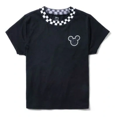 Vans (wmns)  X Disney Crossover Grid Mickey Round Neck Short Sleeve Black